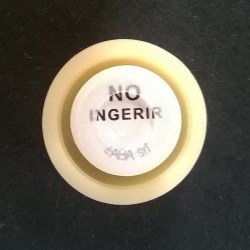 Desiccant pressure cap santoprene ø 20 + container santoprene with brown silica gel 0,6 gr